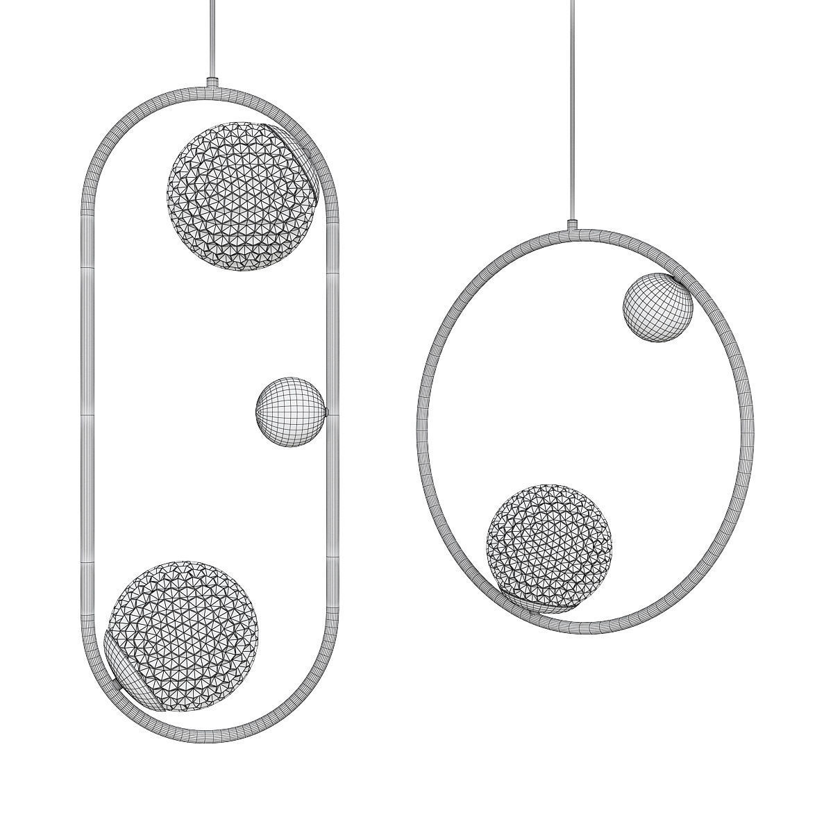 HOOP LUX collection Low-poly 3D model_1