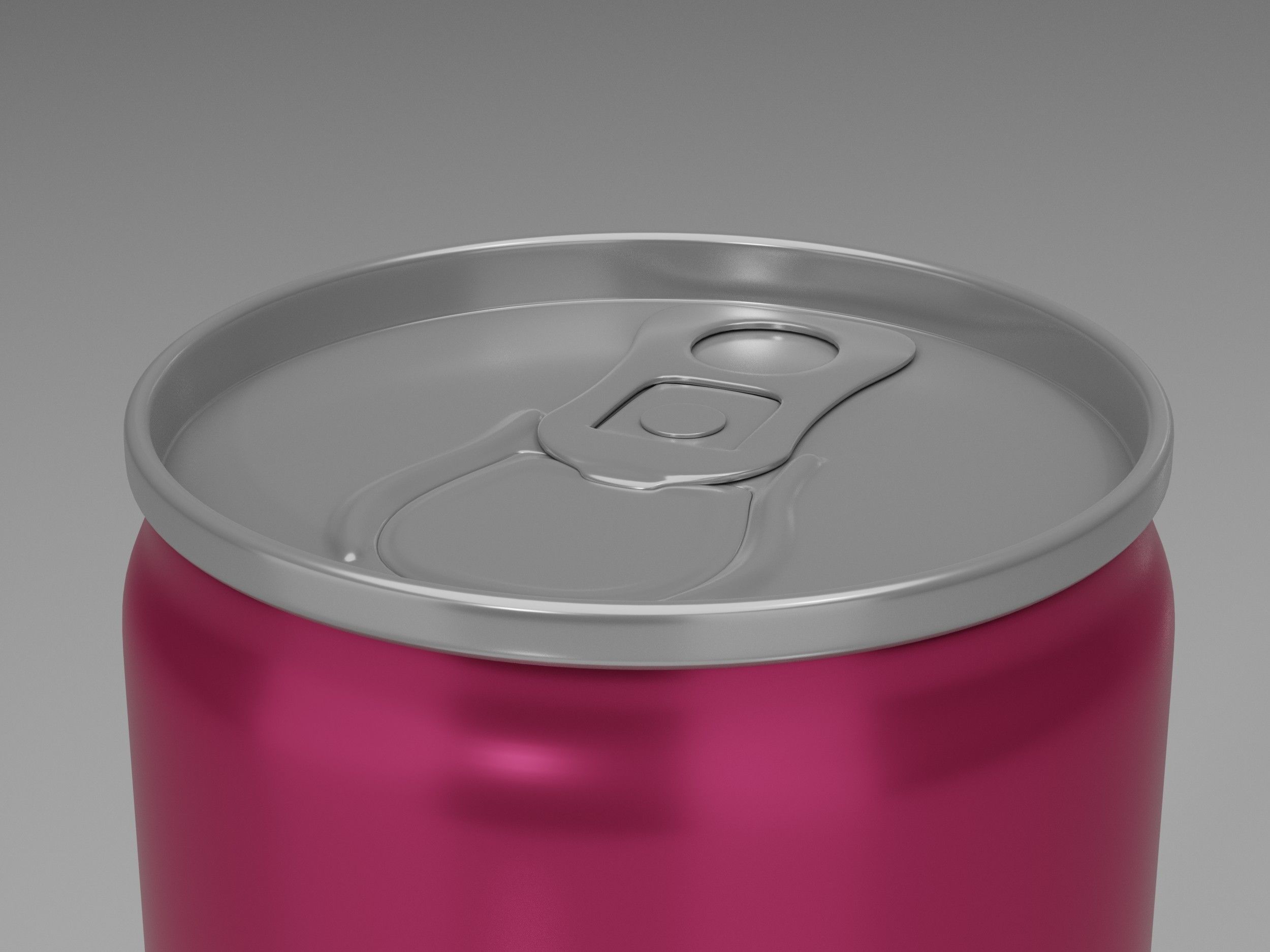 Aluminium Soda Beverage Can 355 sleek 3D model_2