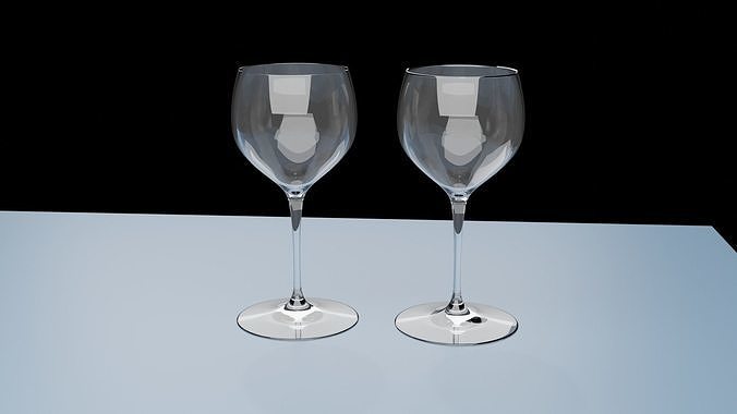 Wine Glasses Model 3 Free 3D print model
