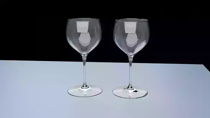 Wine Glasses Model 3