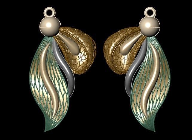 Necklace fujion 3D print model_3