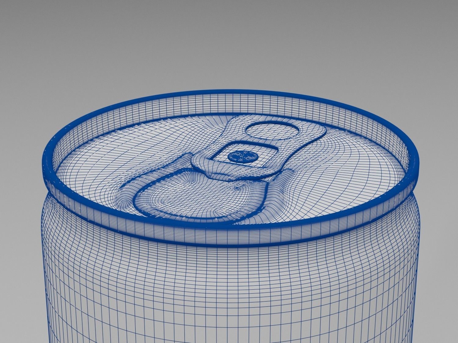 Aluminium Soda Beverage Can 330ml Sleek 3D model_3