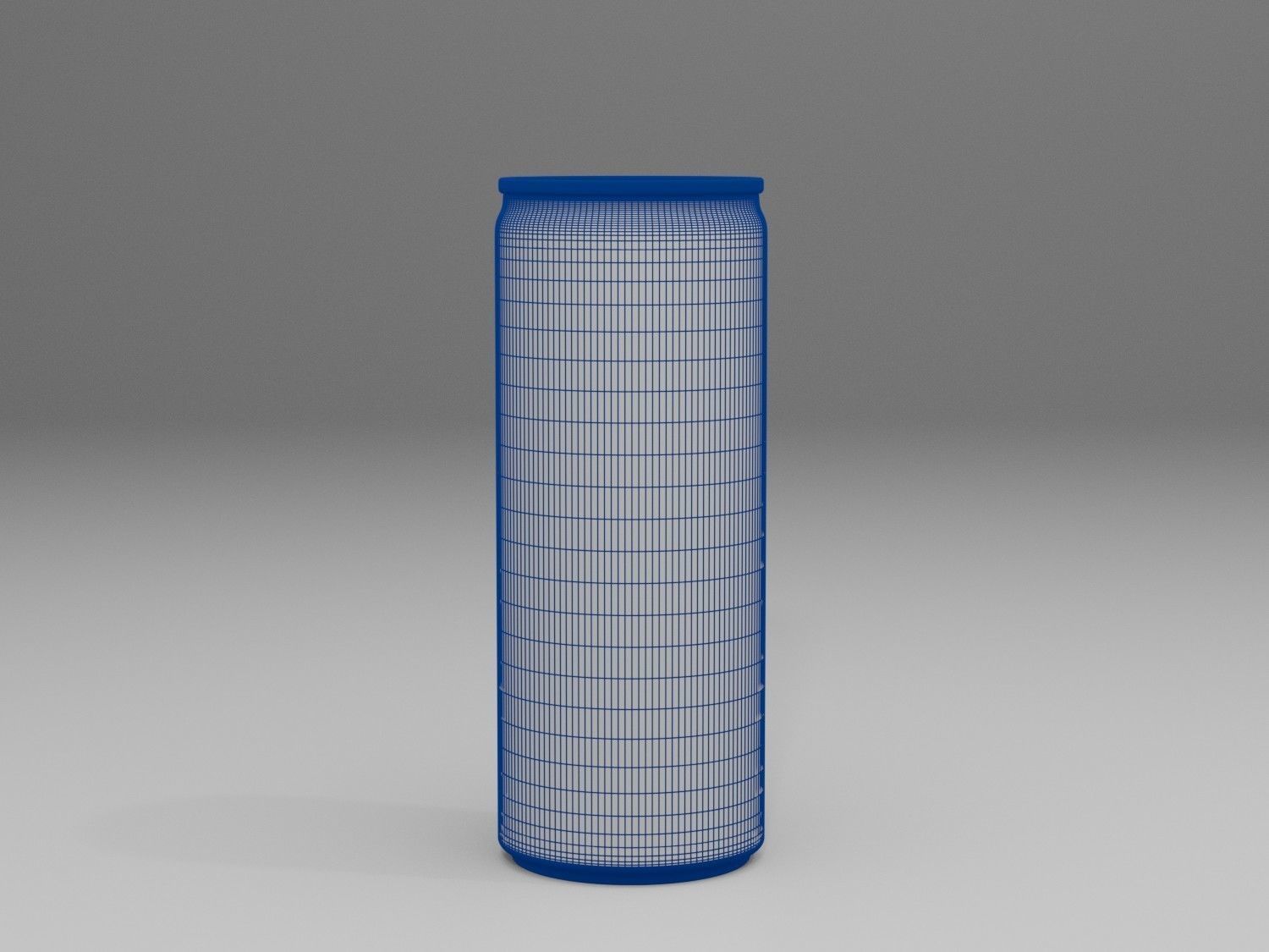 Aluminium Soda Beverage Can 330ml Sleek 3D model_1