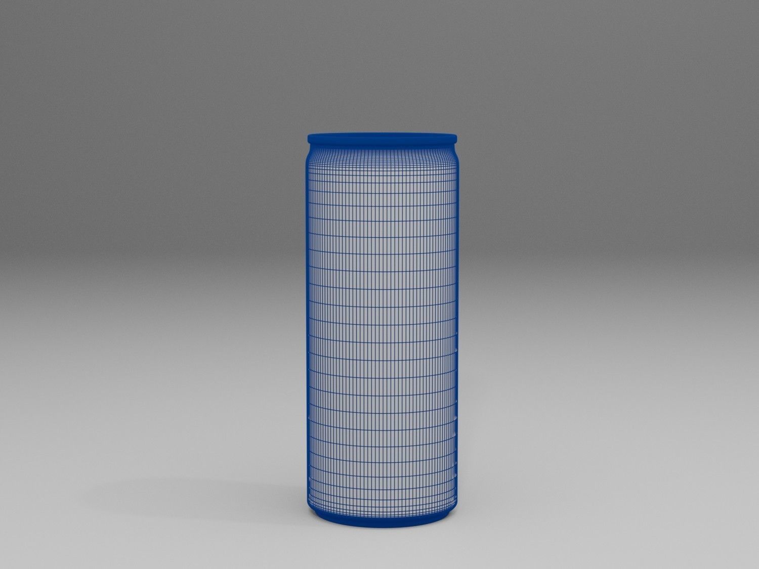 Aluminium Soda Beverage Can 250ml Slim 3D model_1