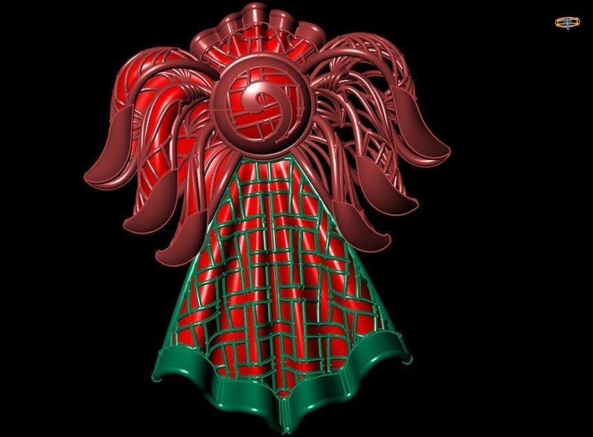 Necklace fujion ok 3D print model_2