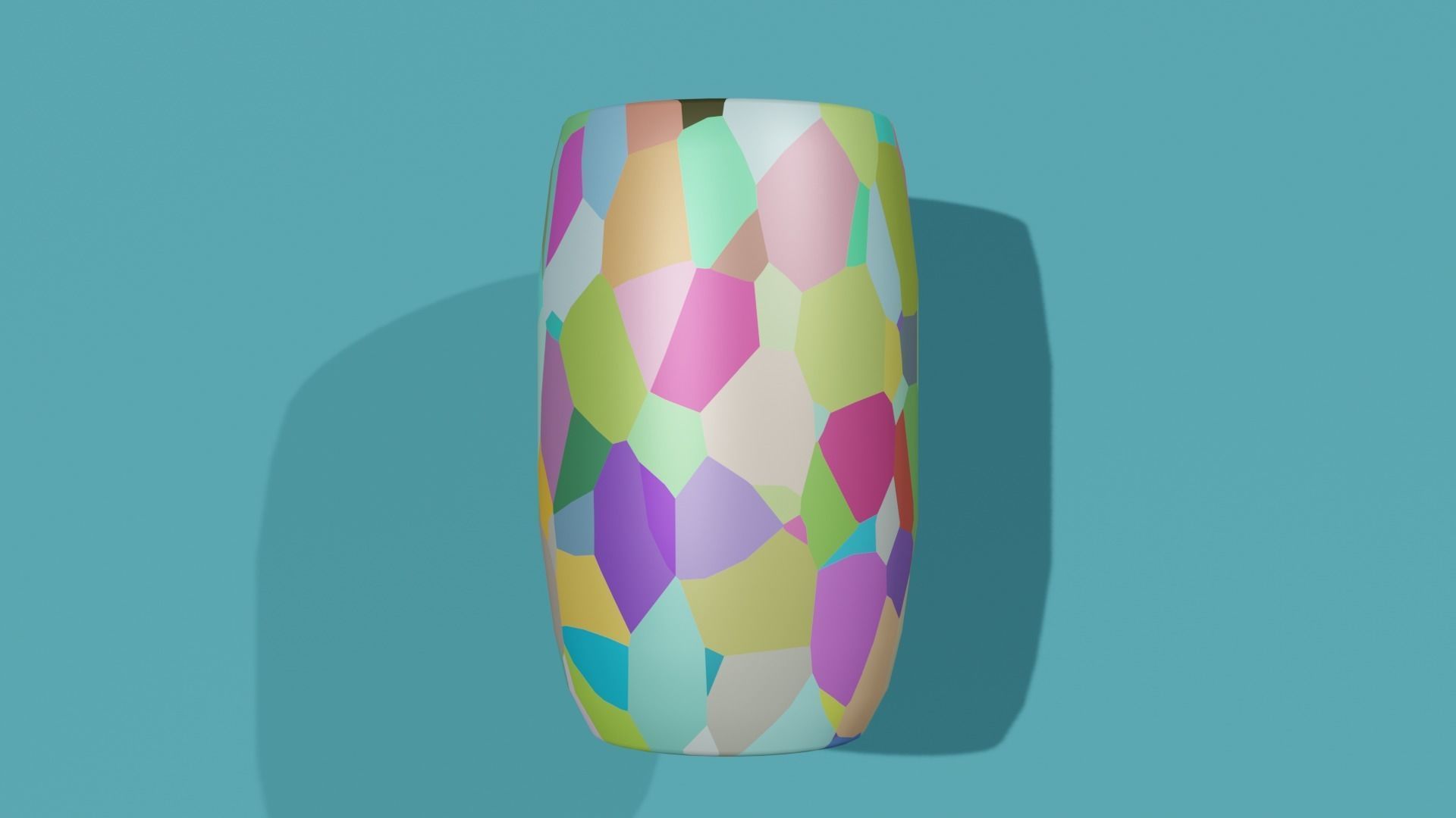 Vases ring Low-poly 3D model_8