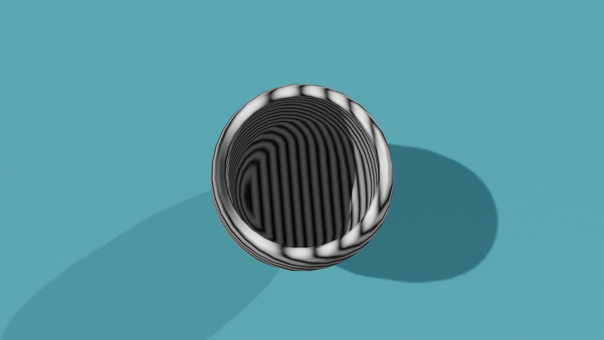 Vases ring Low-poly 3D model_6