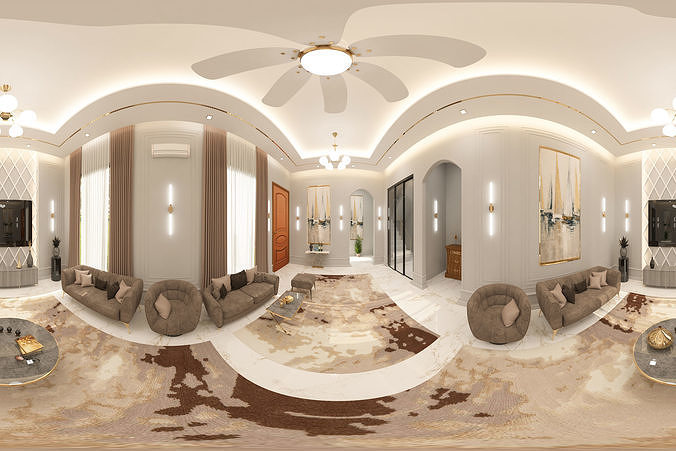 Living Room 3D model 3