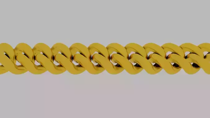 Cuban Chain 3D Print Model