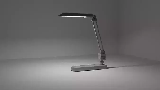 office lamp school low poly