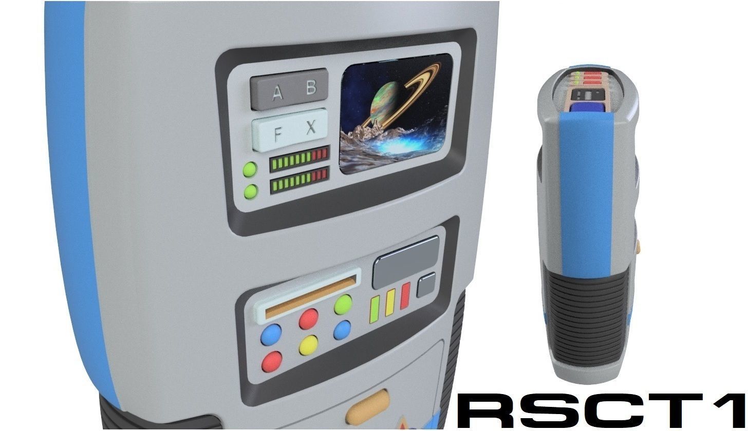Rick Sternbach TNG Concept Tricorders 1 and 2 3D print model_10