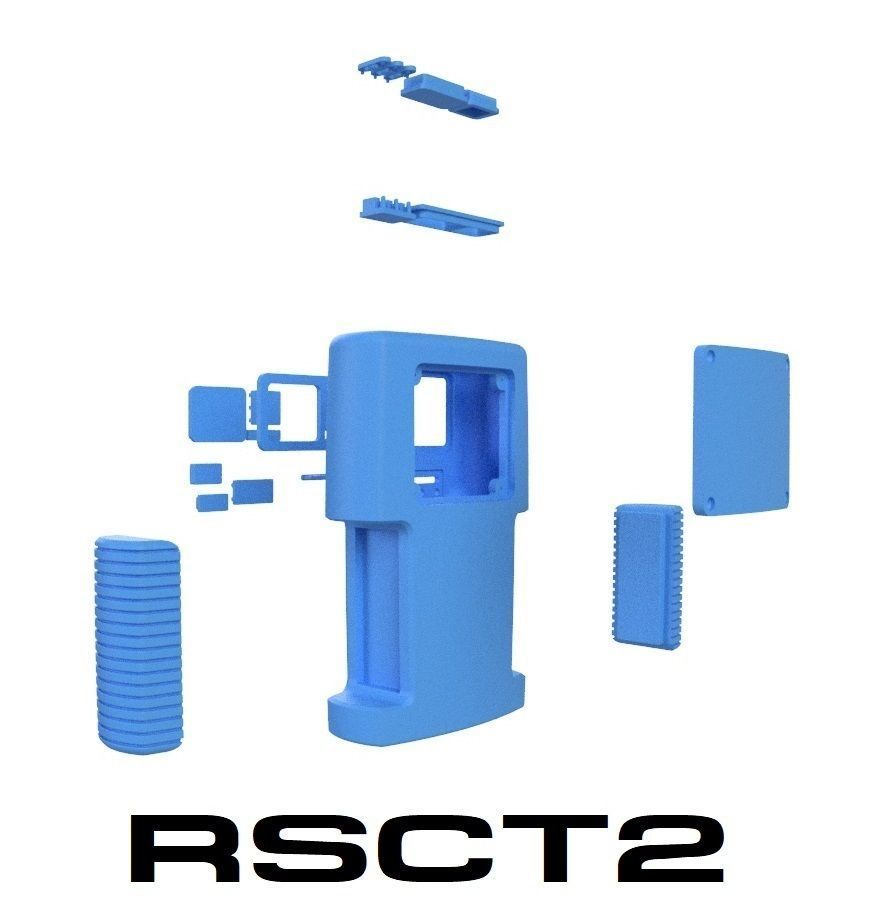 Rick Sternbach TNG Concept Tricorders 1 and 2 3D print model_6