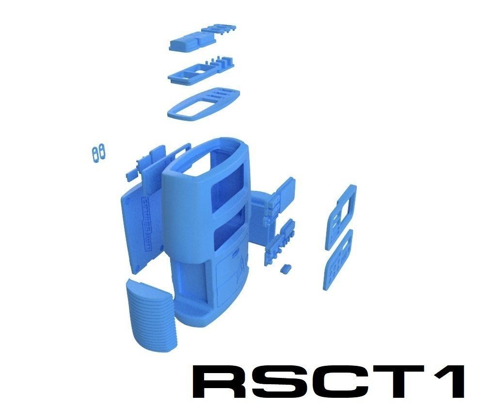 Rick Sternbach TNG Concept Tricorders 1 and 2 3D print model_12