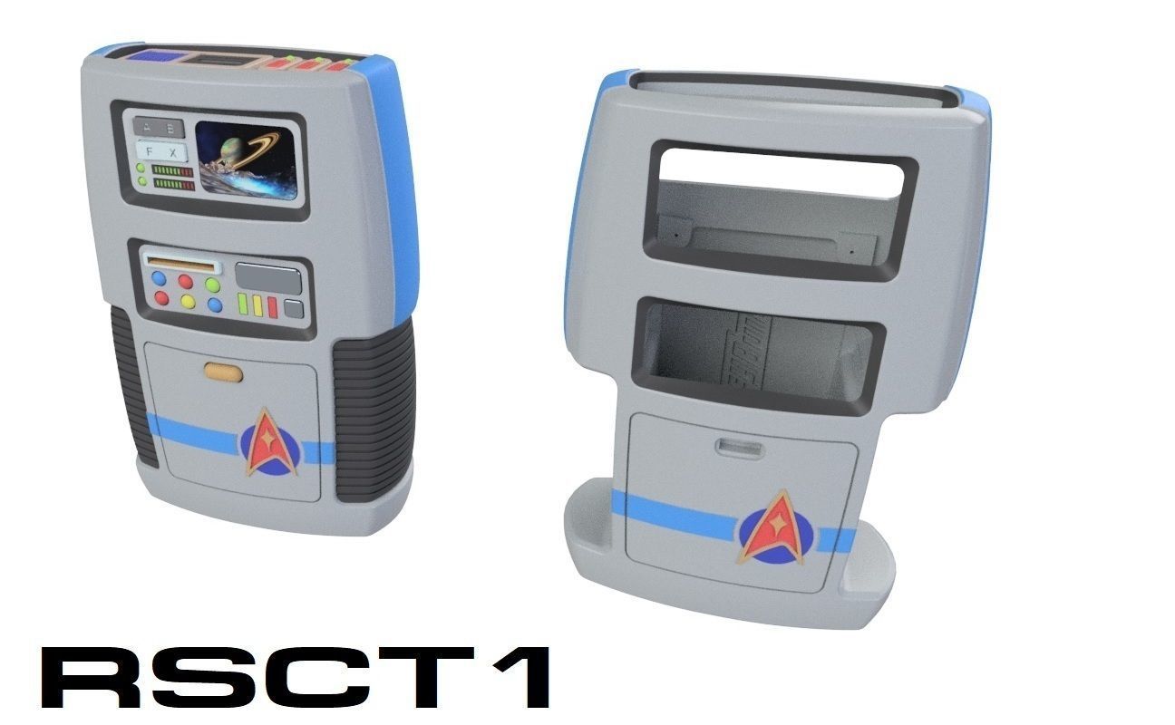 Rick Sternbach TNG Concept Tricorders 1 and 2 3D print model_8