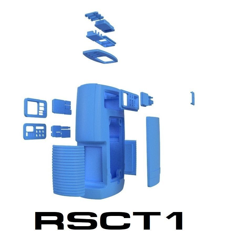 Rick Sternbach TNG Concept Tricorders 1 and 2 3D print model_13