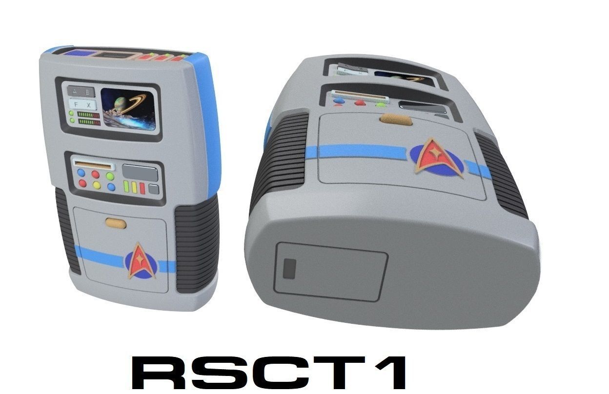 Rick Sternbach TNG Concept Tricorders 1 and 2 3D print model_1