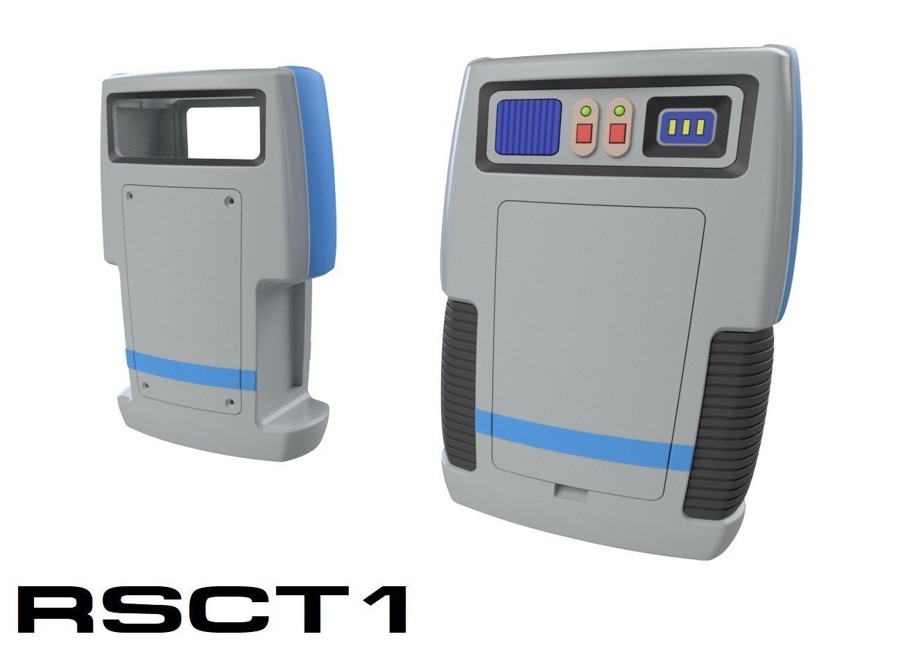 Rick Sternbach TNG Concept Tricorders 1 and 2 3D print model_9