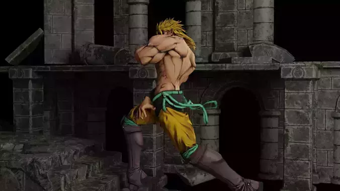 Dio Brando Diorama 3D print model