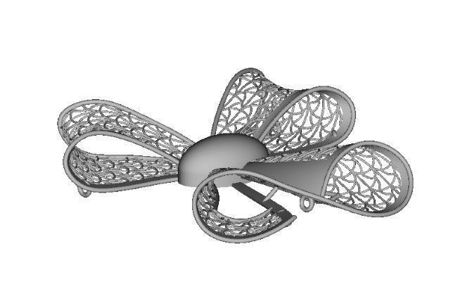 Necklace fujion of jewelry ready for printing 3dm 3D print model_7