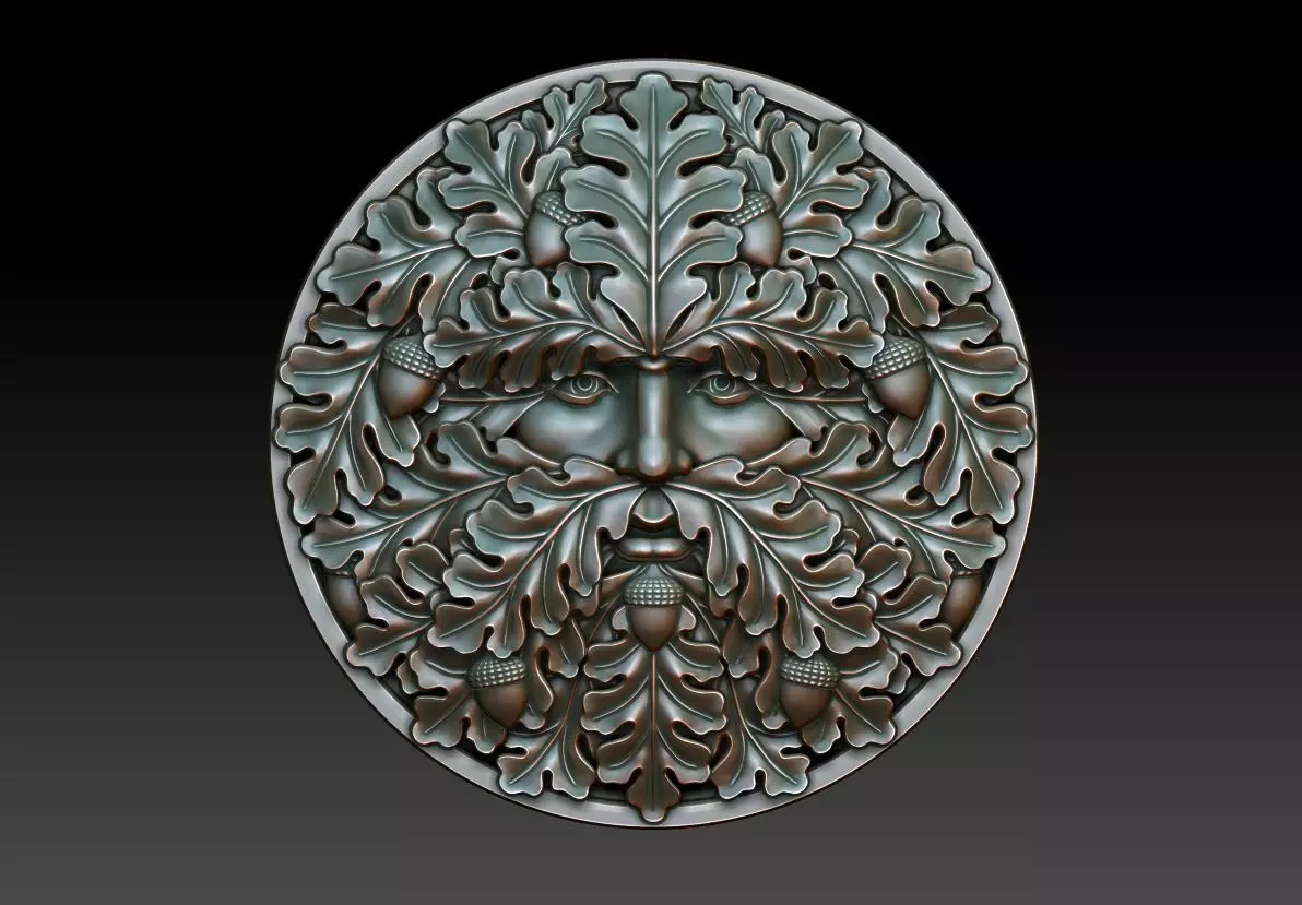Greenman 8 man 3D print model_0