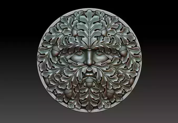 Greenman 8 man 3D print model