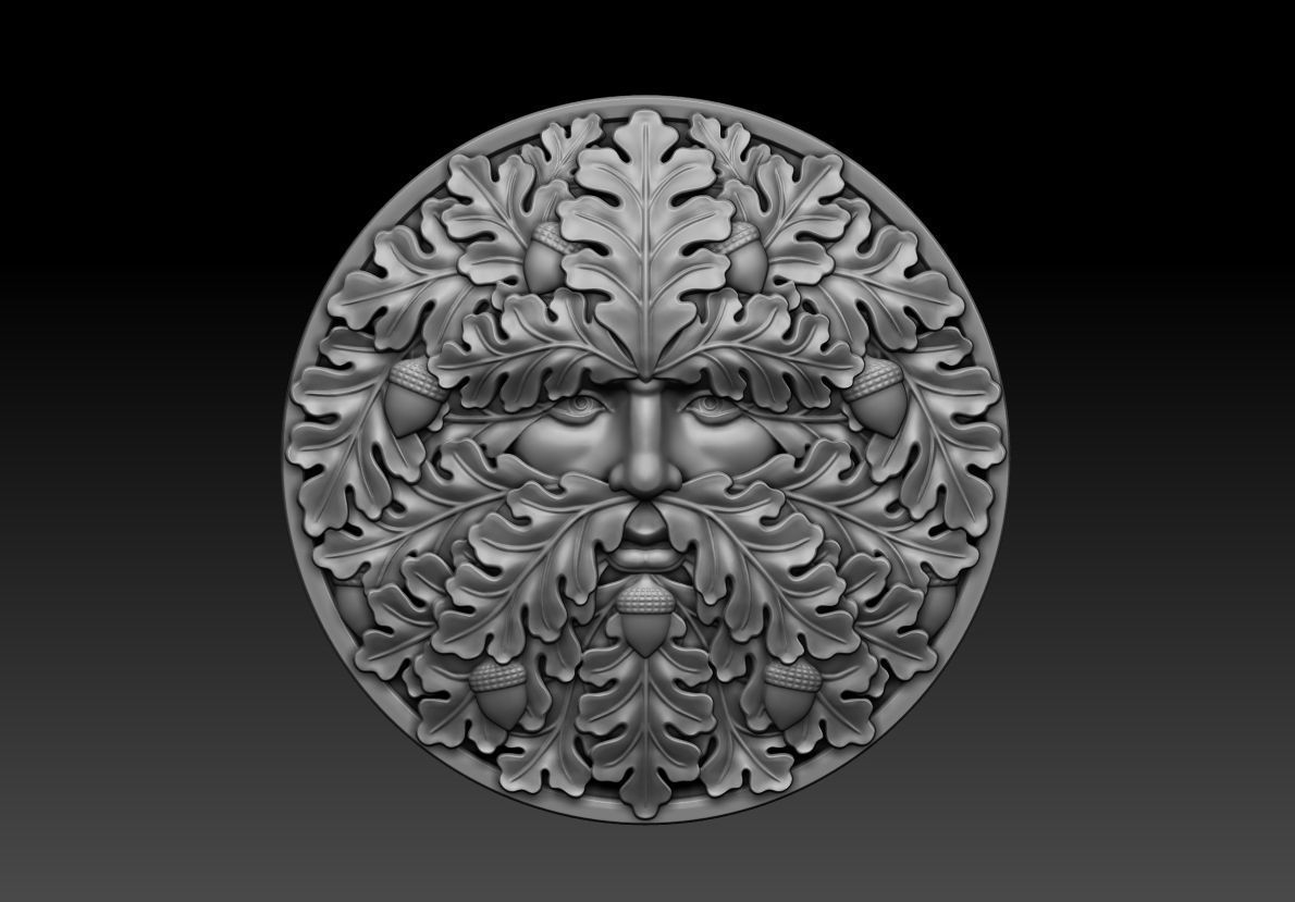 Greenman 8 man 3D print model_12