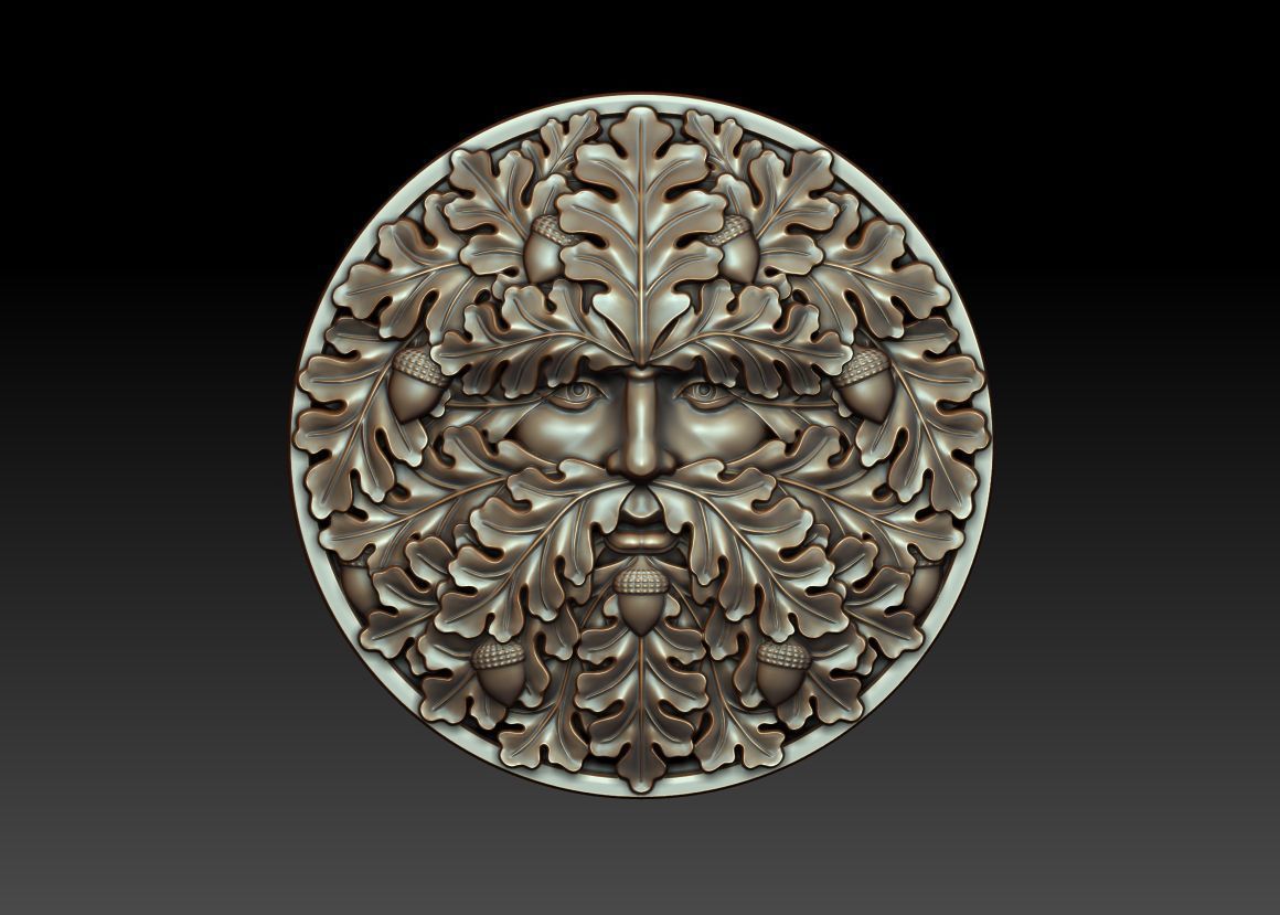 Greenman 8 man 3D print model_8