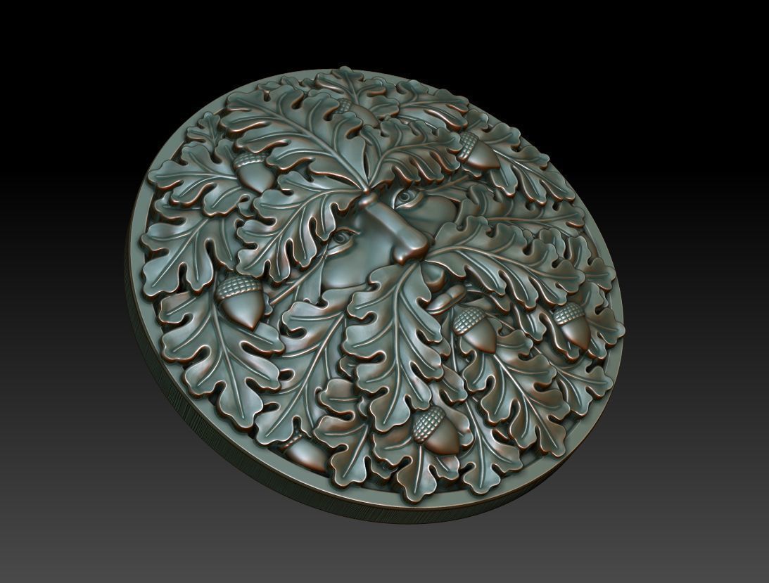 Greenman 8 man 3D print model_1