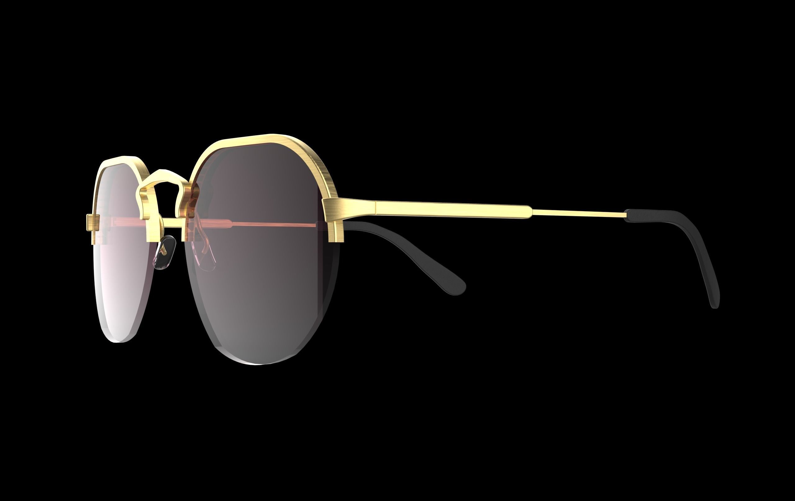 SUNGLASSES DESIGN 3D print model_2