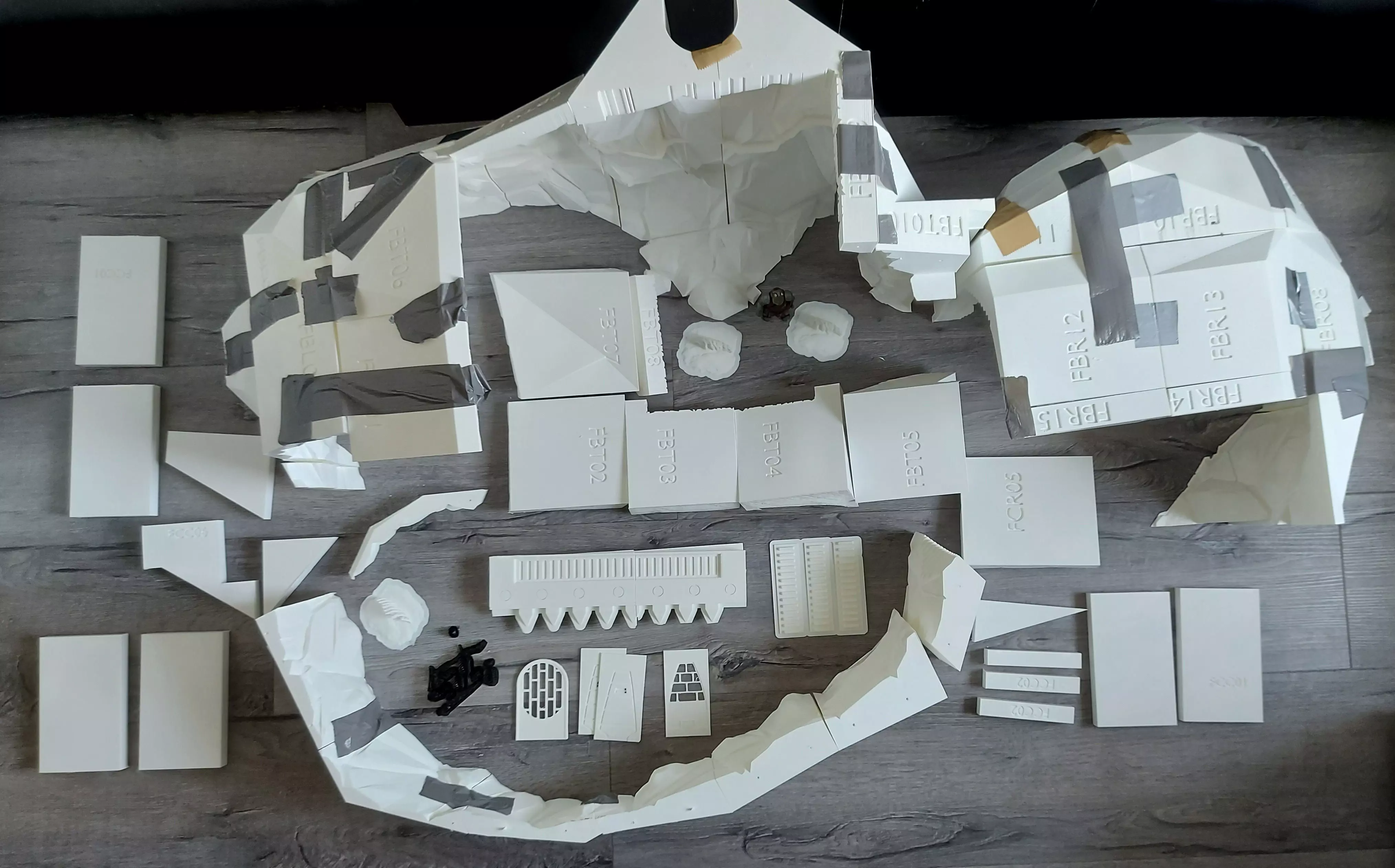 Jabbas Throne Room - Set 9 - Rancor Cave 1-12 scale Blackseries 3D print model_57