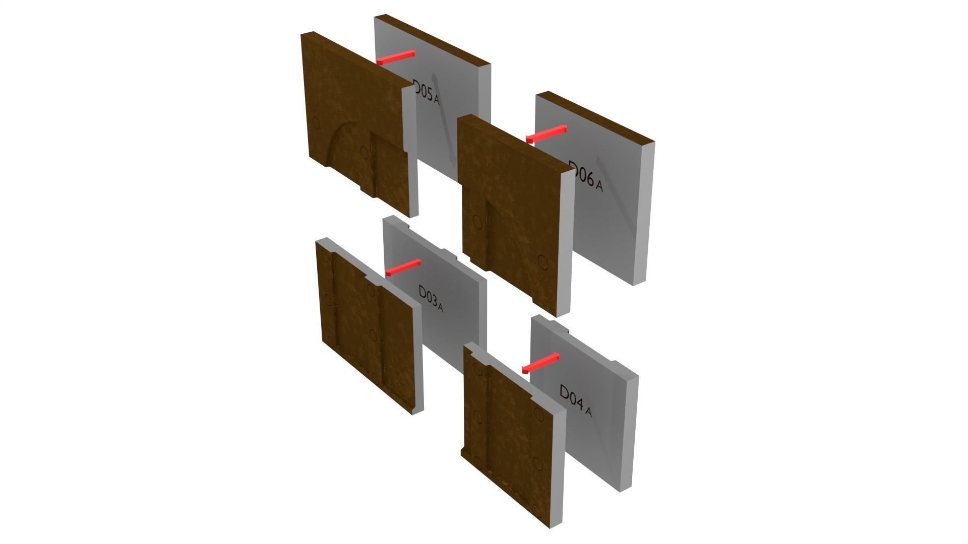 Jabbas Throne Room - Set 9 - Rancor Cave 1-12 scale Blackseries 3D print model_47