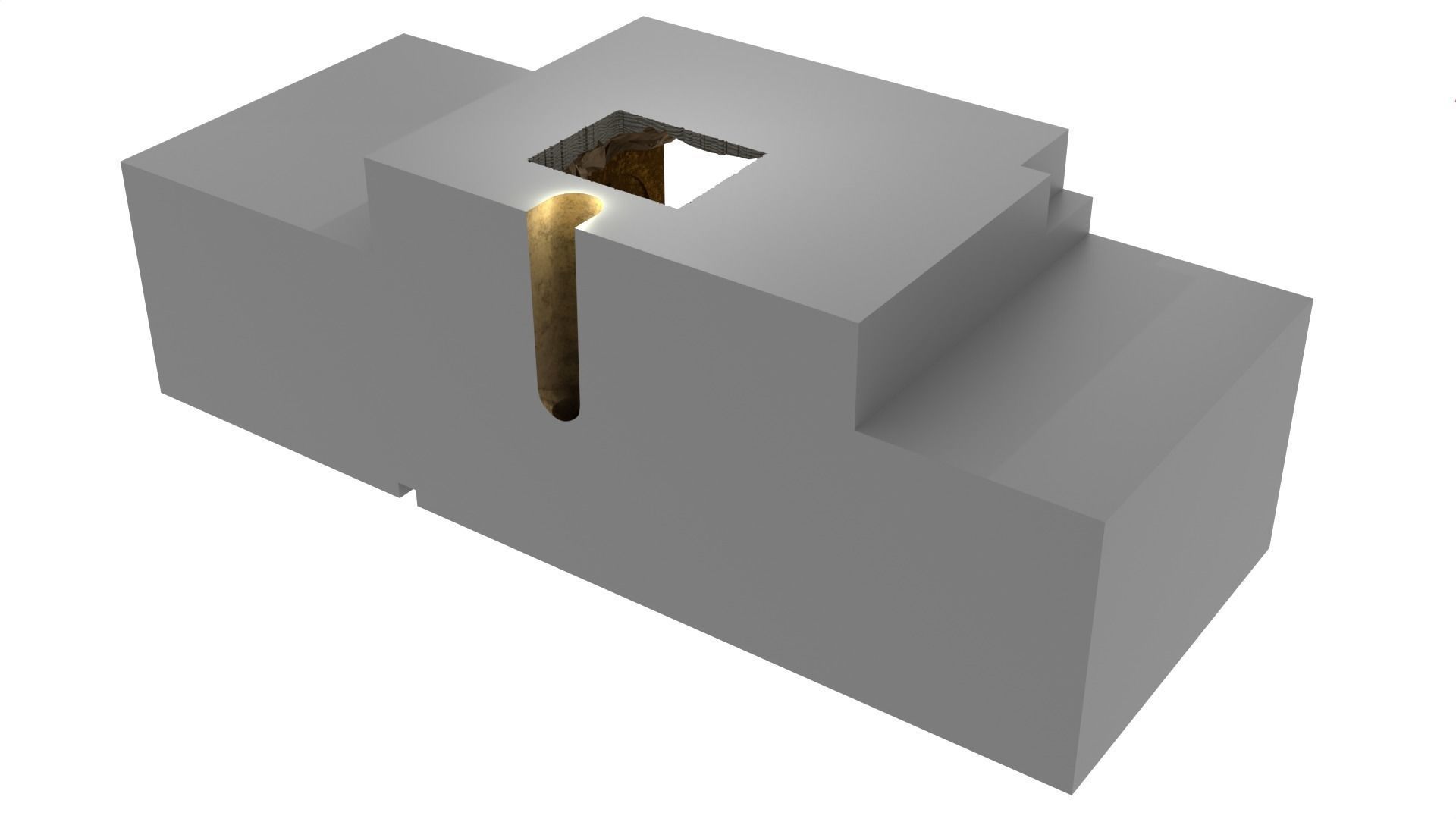 Jabbas Throne Room - Set 9 - Rancor Cave 1-12 scale Blackseries 3D print model_52