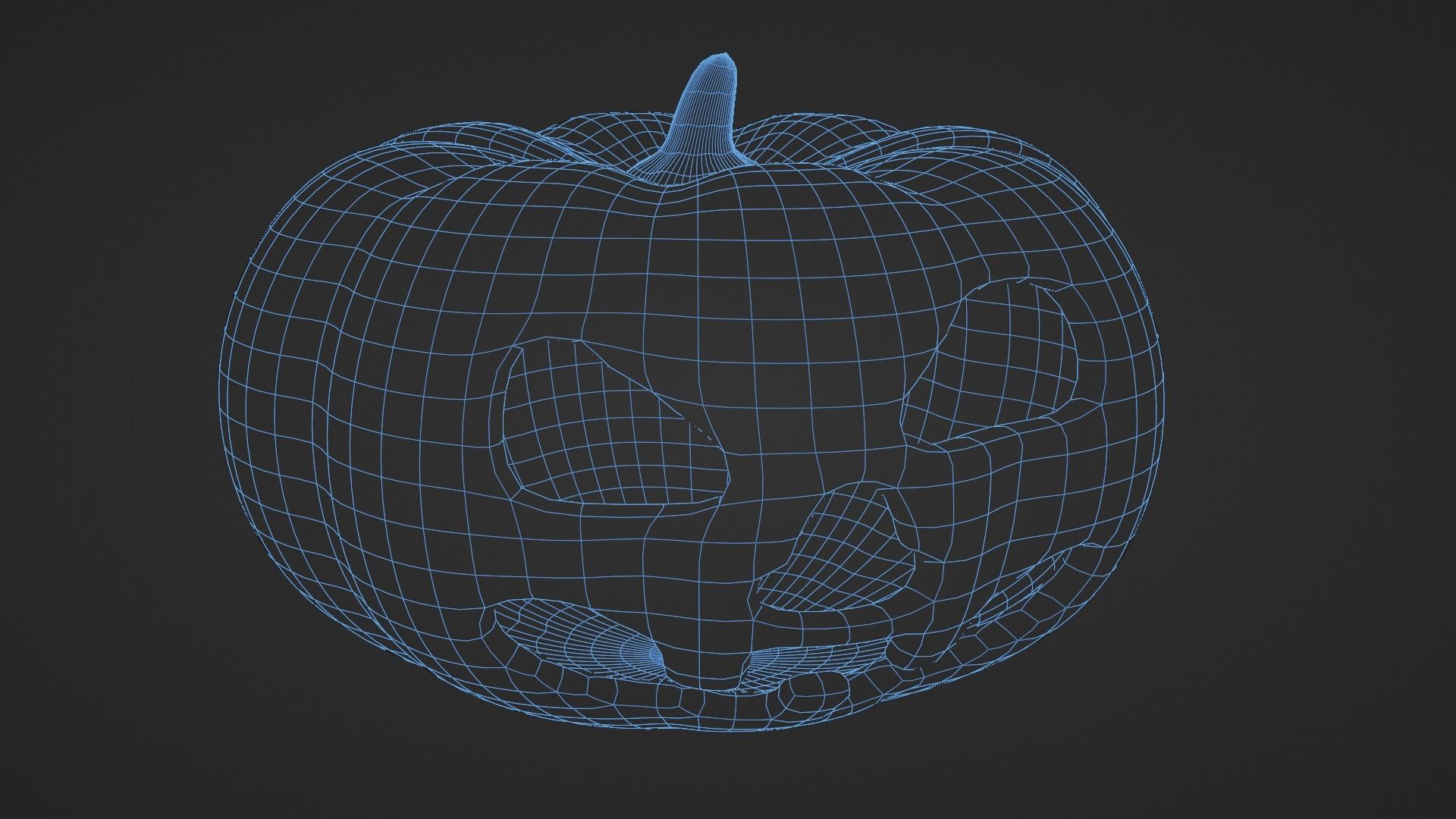 Halloween pumpkin  Free 3D model_1