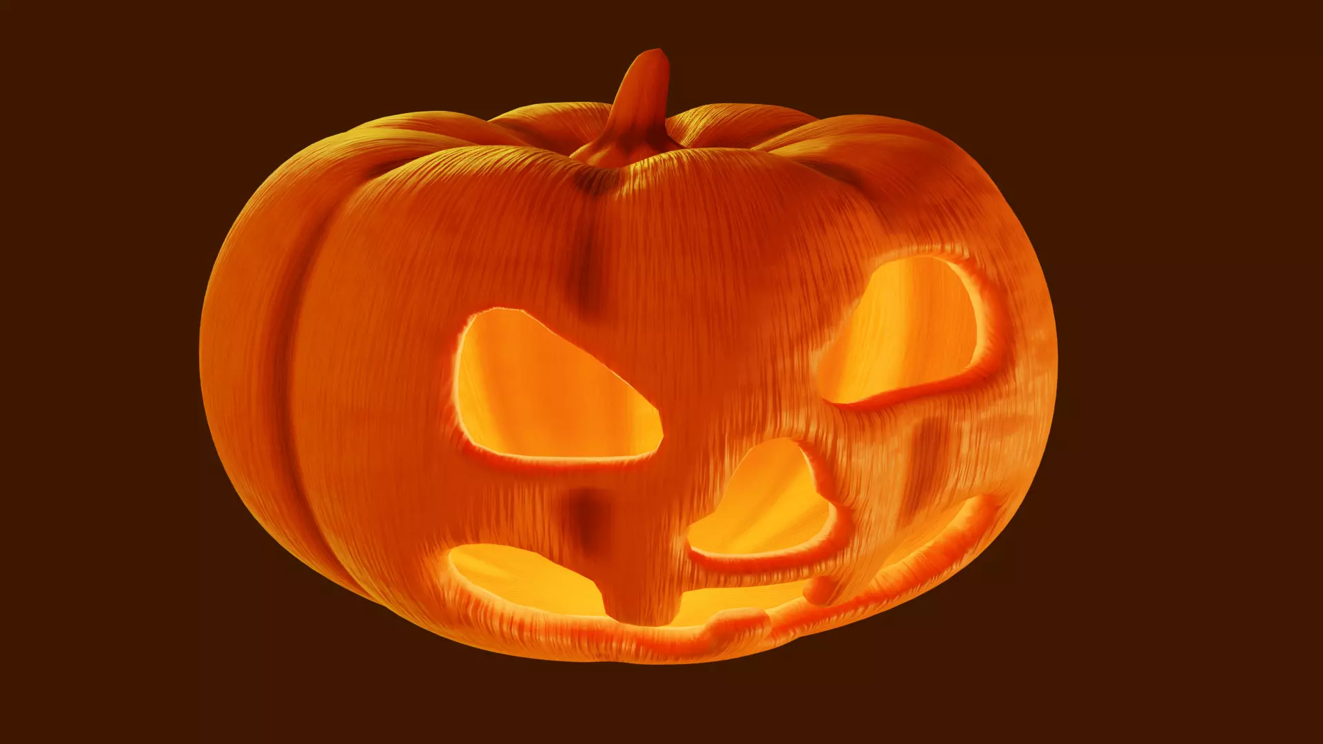Halloween pumpkin  Free 3D model_0