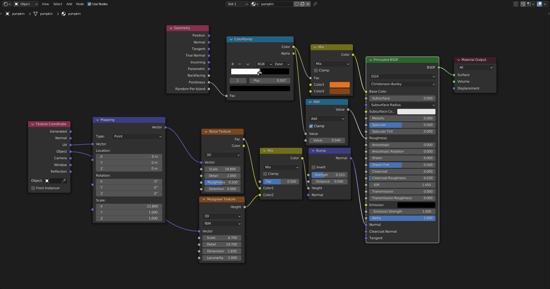 Halloween pumpkin  Free 3D model_3
