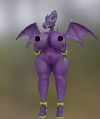 Zero Suit Ridley Low-poly 3D model