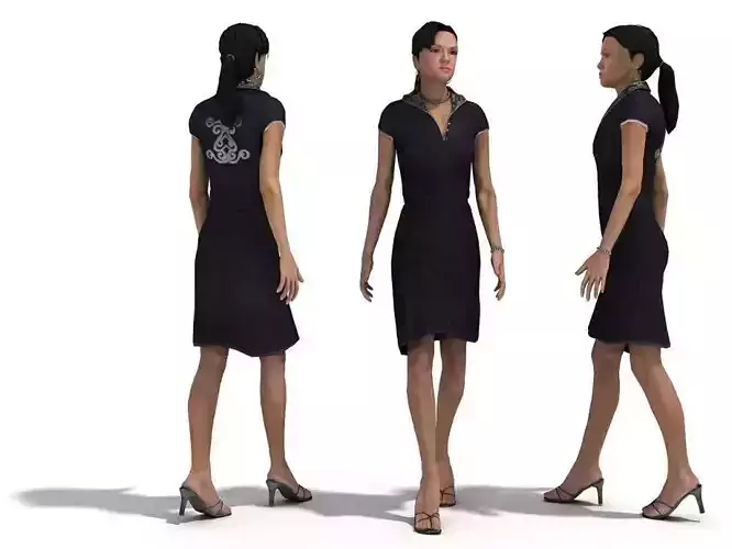 Modern Woman 3D model
