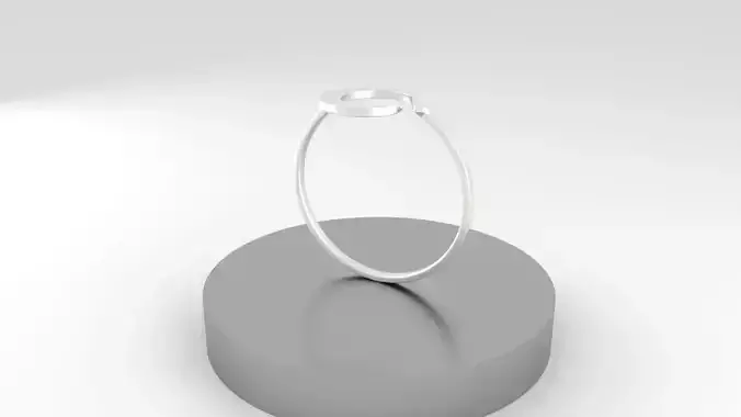 Moon Silver Ring