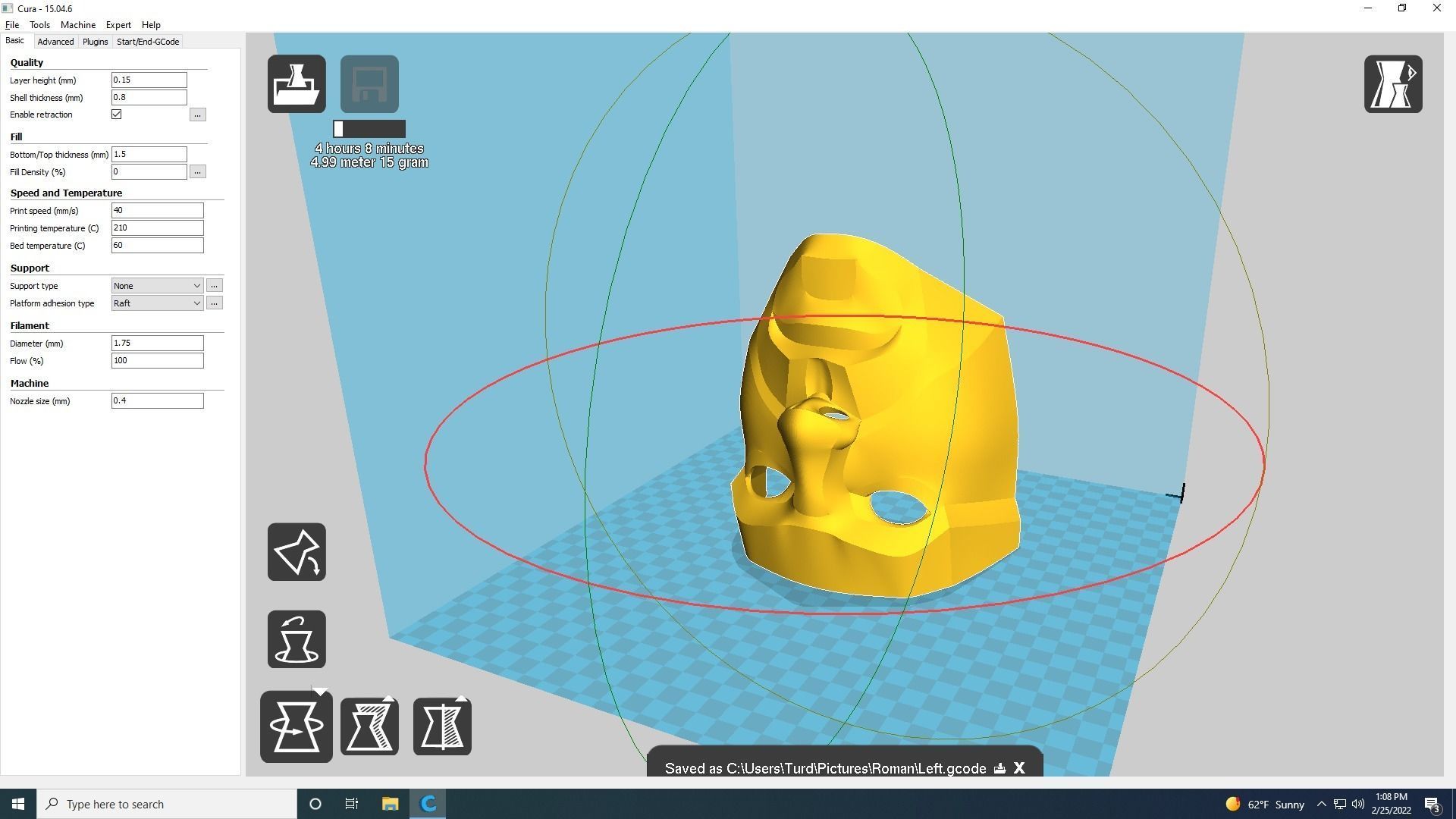 Roman Praetorian Ceremonial Cavalry Helmet 3D print model_16