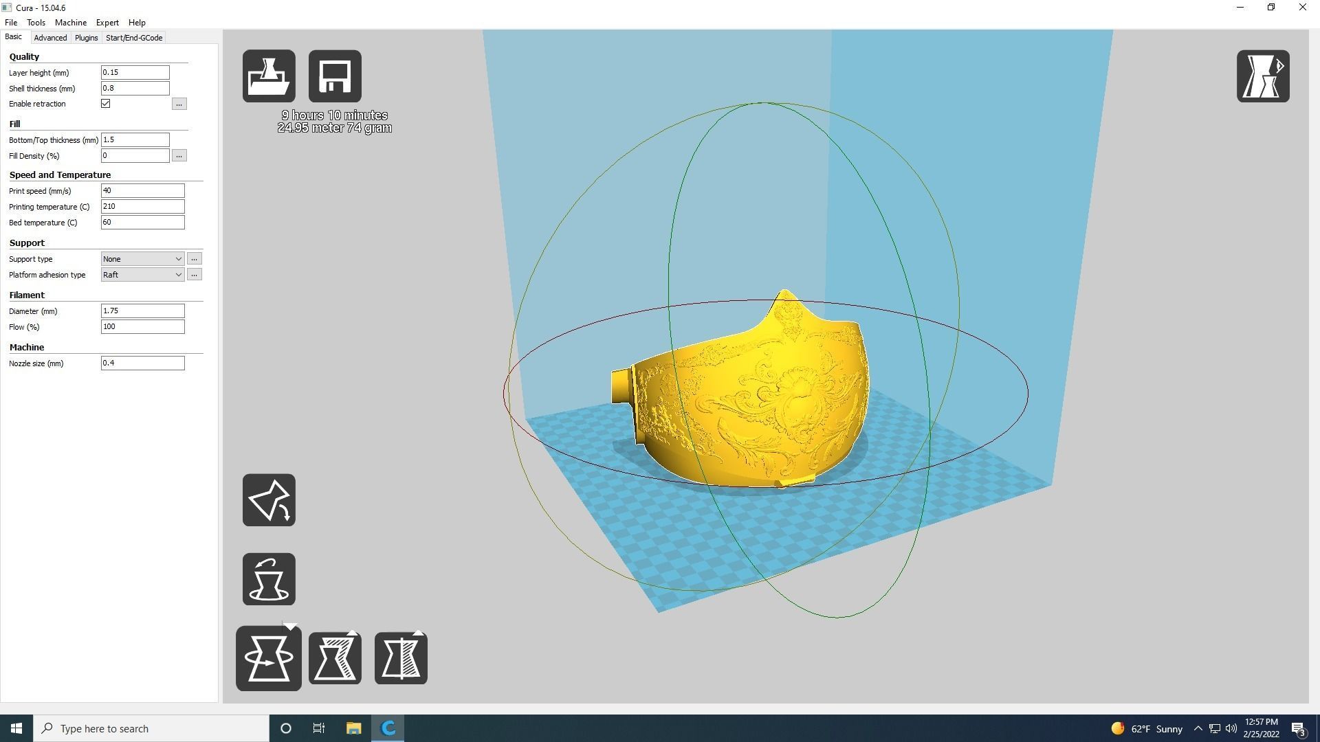 Roman Praetorian Ceremonial Cavalry Helmet 3D print model_12