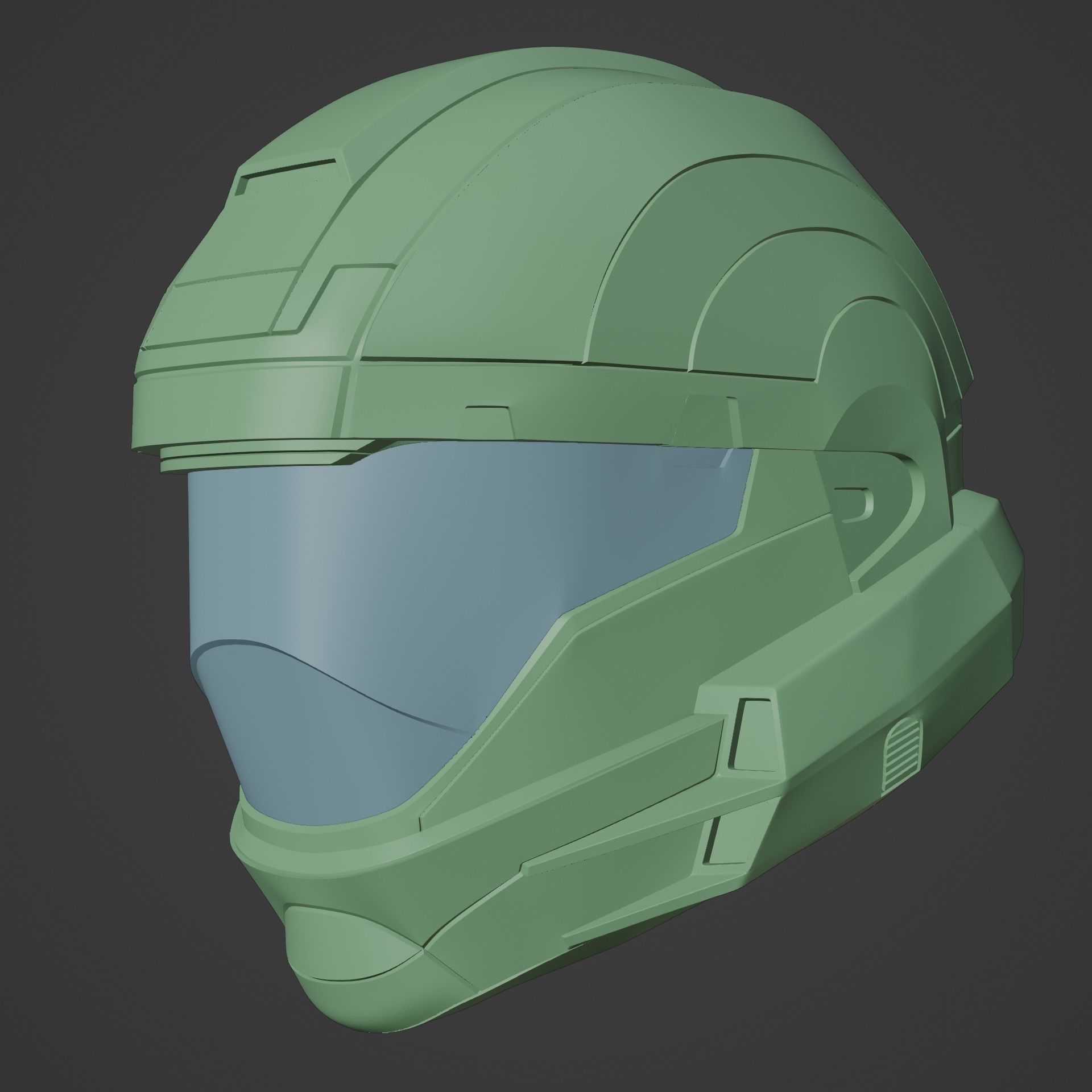 Halo Fireteam Raven ODST Squad Ethan Graves Helmet 3D print model_5