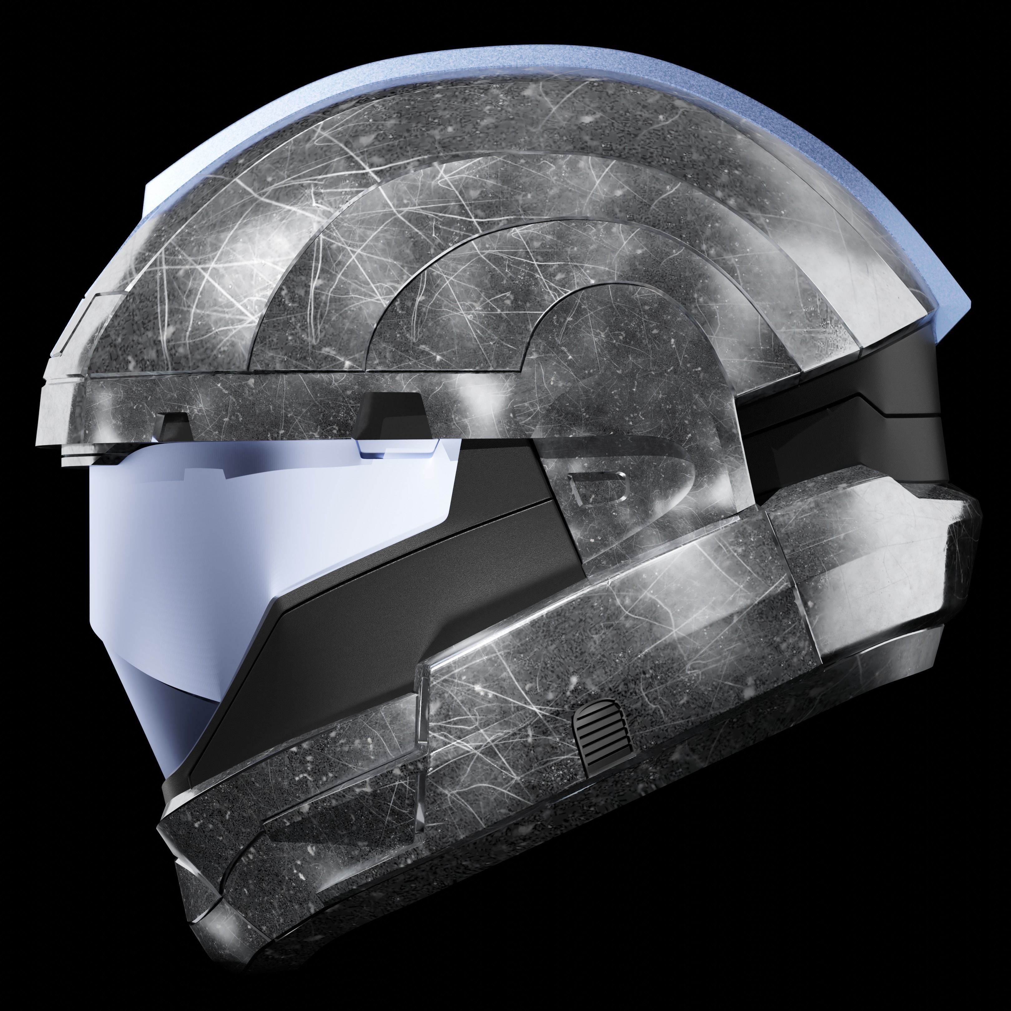 Halo Fireteam Raven ODST Squad Ethan Graves Helmet 3D print model_2
