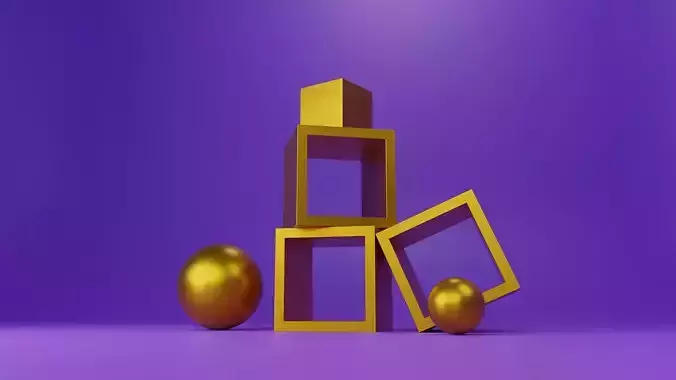 Podiums Product Minimalistic Abstract Display Platforms Set