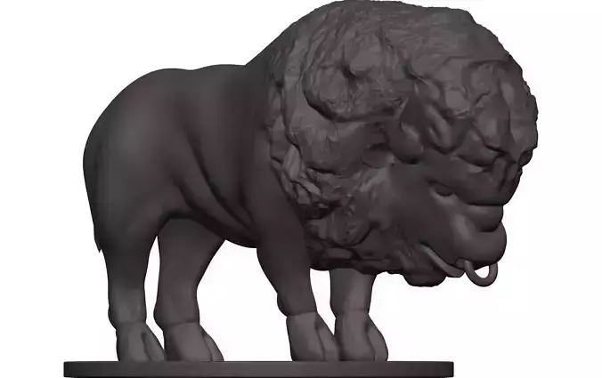 Bison 3D model