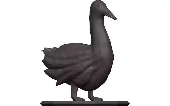 Duckk statue of goose 3D model