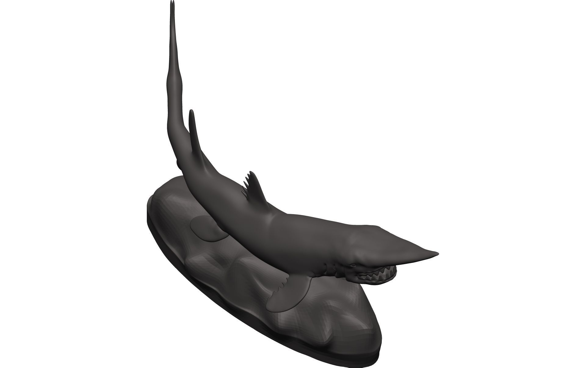 Goblin Shark 3D model_8