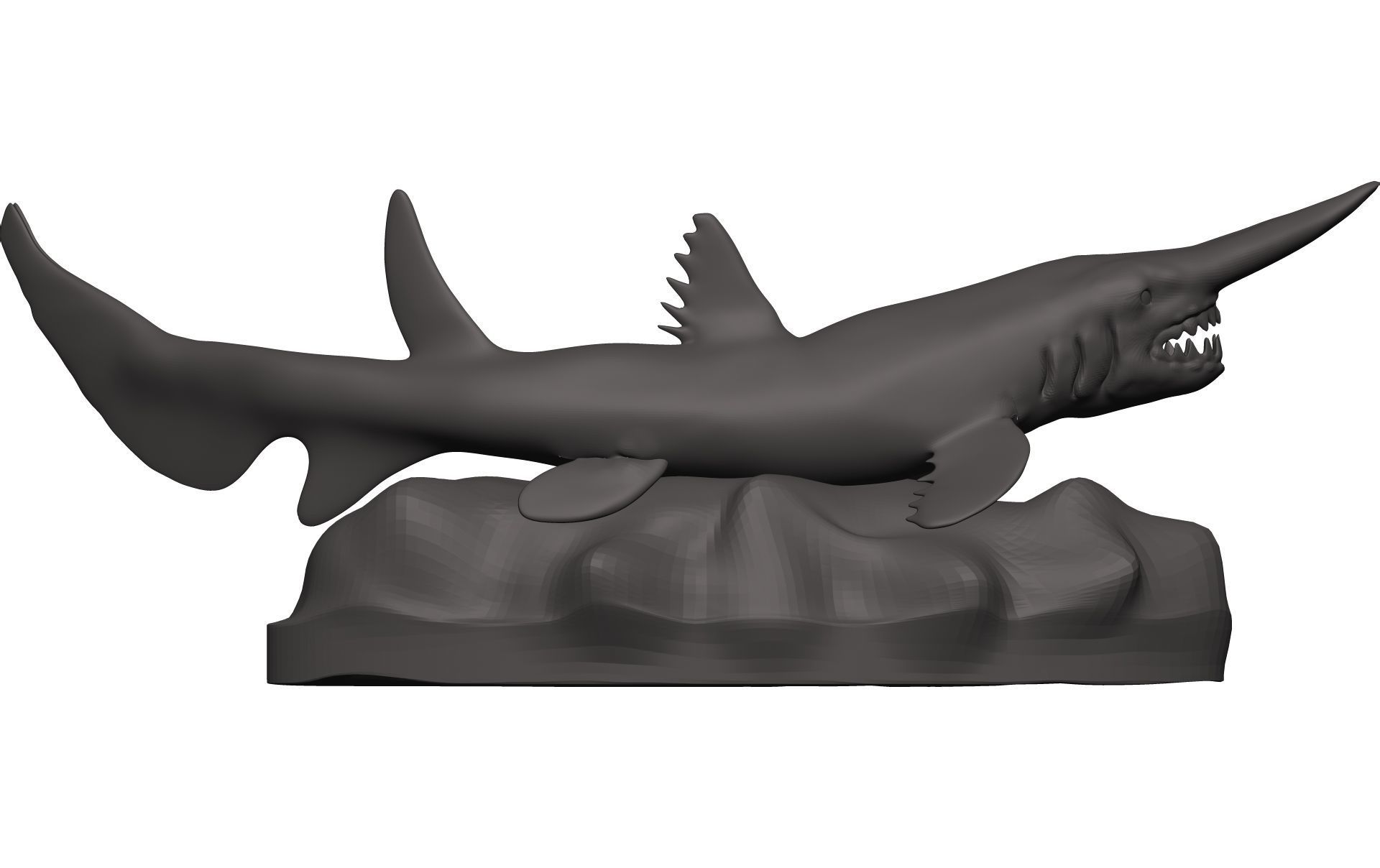 Goblin Shark 3D model_7