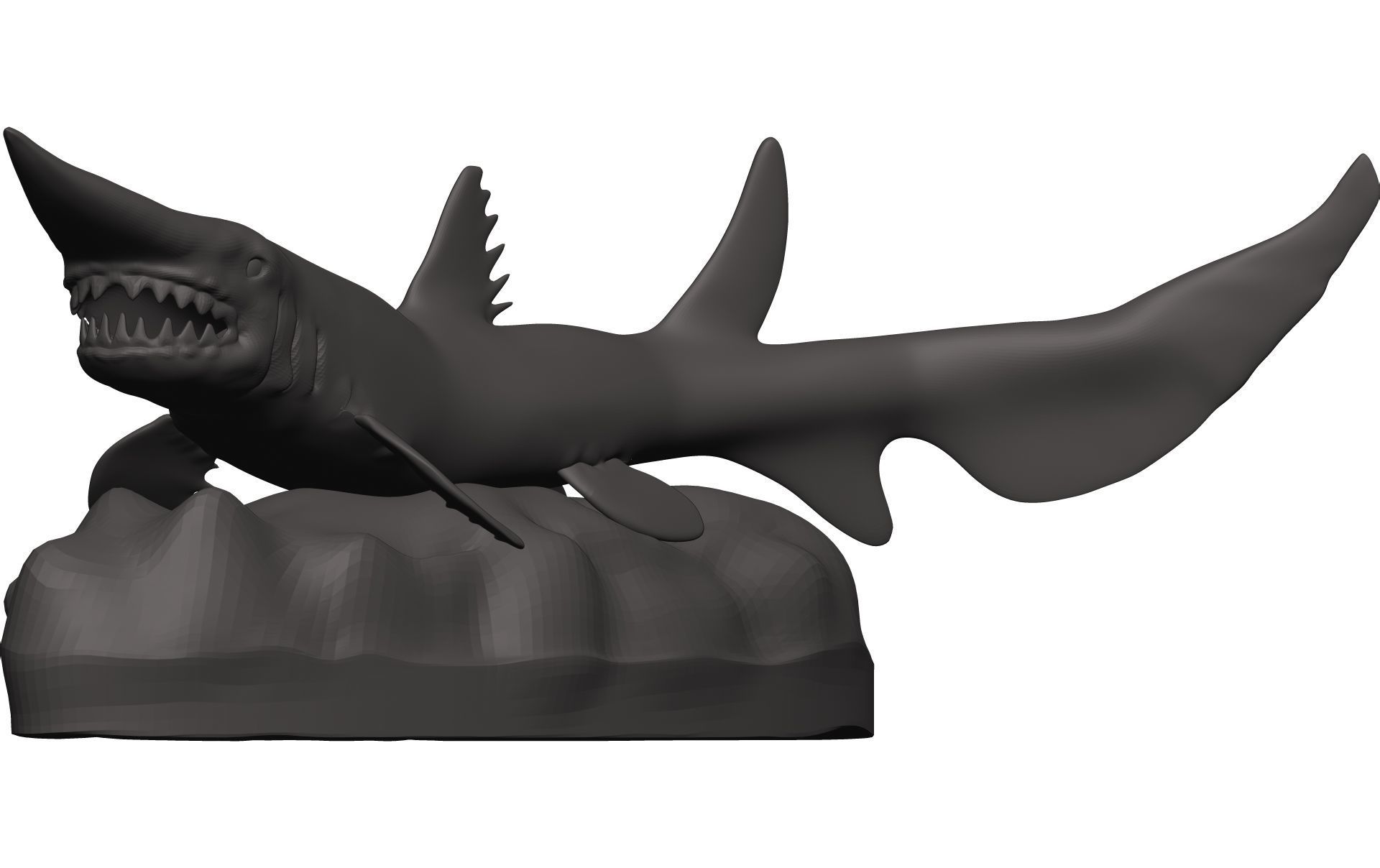 Goblin Shark 3D model_2