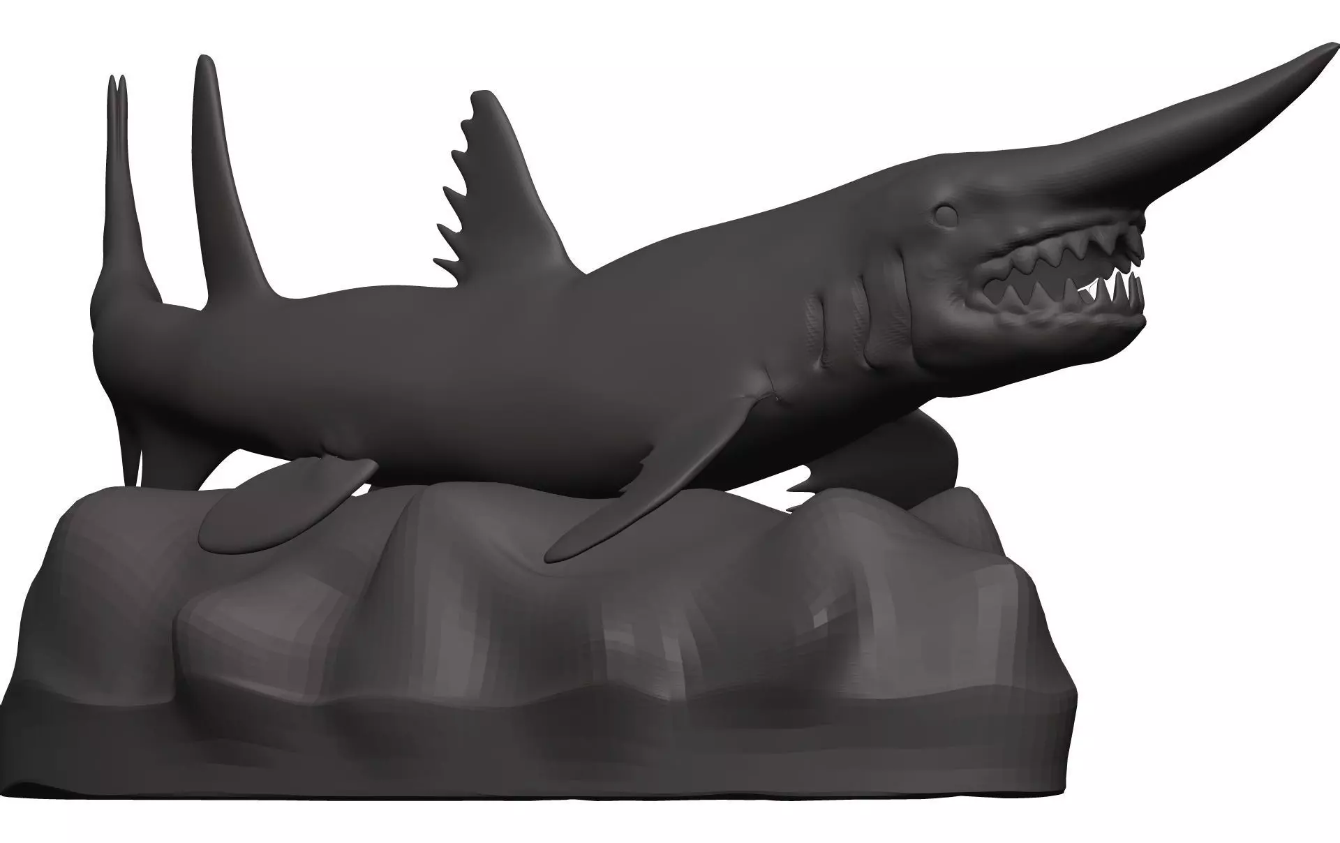 Goblin Shark 3D model_0