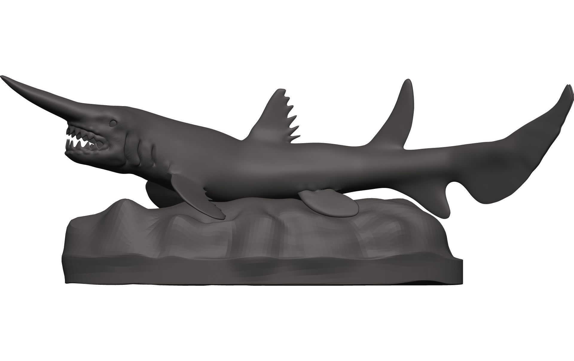 Goblin Shark 3D model_3